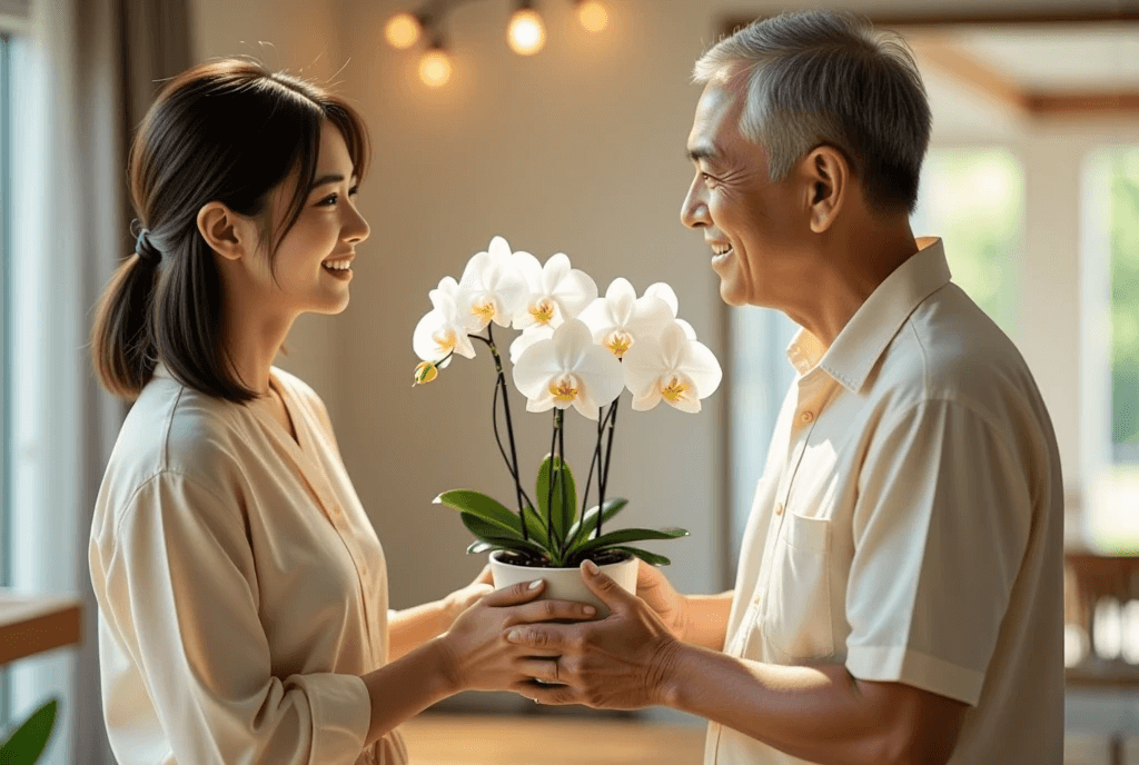 敬老の日に娘から贈る胡蝶蘭|感謝が伝わる特別なプレゼント