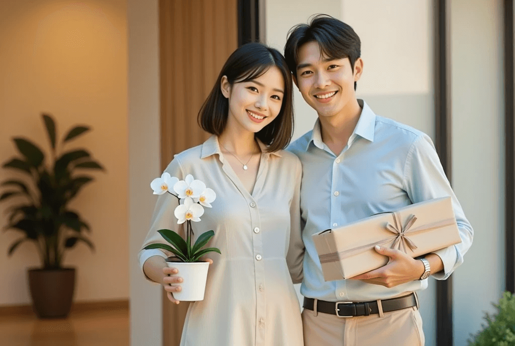 新築祝いを義両親からもらったら?お返し相場から胡蝶蘭まで解説