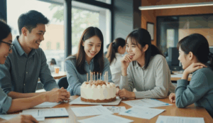 昇進祝いにケーキ メッセージの例文集と胡蝶蘭で贈るお祝い